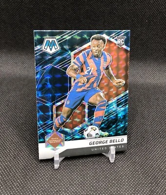 2021-22 Mosaic FIFA Road To World Cup George Bello GENESIS PRIZM SSP CASE HIT RC - Image 1 of 4