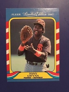 Tony Gwynn 1987 Fleer "Limited Edition" #19
