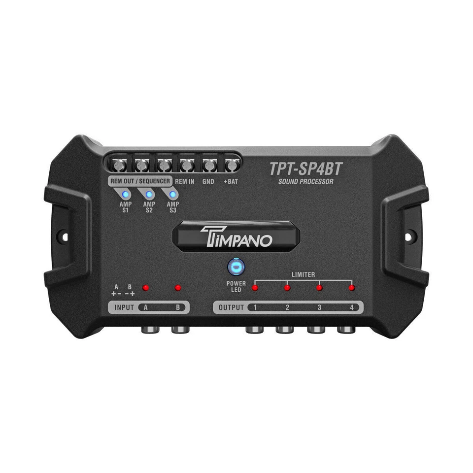 Timpano TPT-SP4BT Car Audio Signal Processor - Black