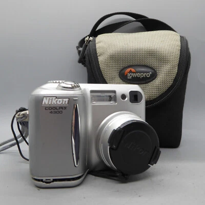 Nikon Digital Camera Coolpix 4300 4.0MP Silver Tested - Image 1 of 4