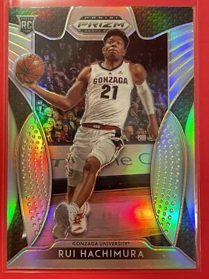 2019-20 Panini Prizm Draft Picks Rui Hachimura Silver Prizm Rookie RC #10 - Image 1 of 2