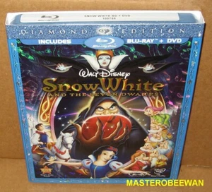 Disney Snow White & The Seven Dwarfs Diamond Edition (Blu-Ray + DVD) New Sealed - Picture 1 of 2