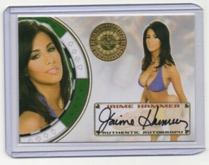 2013 Benchwarmer Autograph Vegas Baby Auto Jaime Hammer #77
