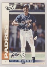 2002 Leaf Rickey Henderson #96 HOF