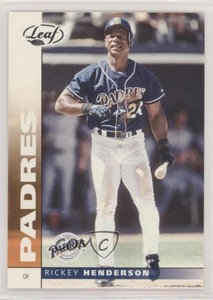 2002 Leaf Rickey Henderson #96 HOF