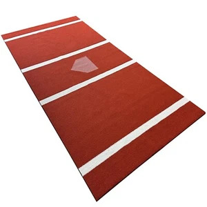 6' x12' Synthetic Grass Turf Baseball Softball Batting Practice Hitting Cage Mat - Picture 1 of 5