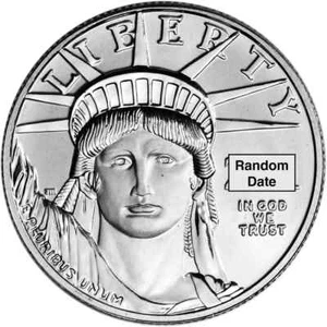 United States Mint American Eagle 1/2 oz Platinum Coin - Random Year - Picture 1 of 3