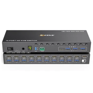 Splitter Adapter USB3.0 KVM Switch Screen Sharing USB HUB KVM Splitter Extender - Afbeelding 1 van 6