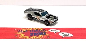 Vintage 1969 Hot Wheels Redline Mustang Boss Hoss Chrome Club Hong Kong NM WOW! - Picture 1 of 9