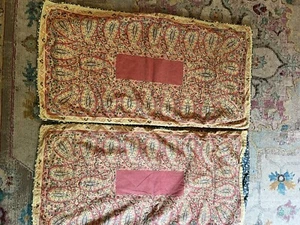2 Ralph Lauren Chaps rot Paisley Kissenbezüge King 100% Baumwolle - Bild 1 von 10