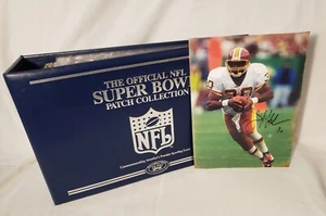 Willabee & Ward 17 NFL Super Bowl Patch Collezione Brian Mitchell Autografo - Foto 1 di 21