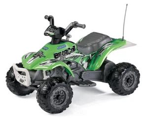 corral bearcat quad verde rosa green pink battery 6 V peg perego ED1165 ED1166 - Foto 1 di 7