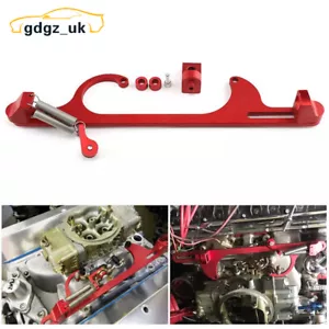 Red Throttle Cable Bracket For 4150 4160 Carburetor Throttle Cable Carb Bracket - Picture 1 of 11
