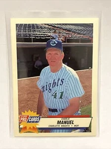 charlie manuel 1993 fleer procards charlotte knights #559 - Picture 1 of 2