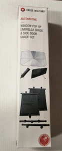 Swiss Military WINDOW POP UP UMBRELLA SHADE & SIDE DOOR SHADE SET-NEW - Picture 1 of 5
