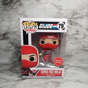 FUNKO POP COBRA RED NINJA G.I. JOE #79 RETRO TOYS GAMESTOP EXCLUSIVE Collectible - Picture 1 of 7