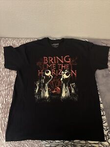 Bring Me The Horizon Graveyard Eyes T-Shirt Black New Size XL