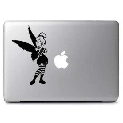Goth Tinkerbell Sticker Decal for Macbook Air Pro Laptop Car Window Wall Decor - Image 1 of 4