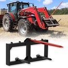 49''Universal Hay Spear Bale Spears Skid Steer Loader Tractor Attachment  3000LBS