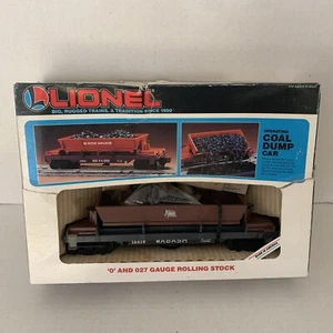 Lionel Train Wabash 1986 Operating Coal Dump Car 6-16619 NIB - Picture 1 of 8