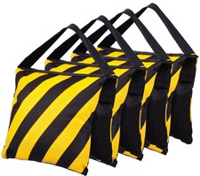 Fasmov Heavy Duty Photographic Sandbag Studio Video Sand Bag for Light Stands, 4