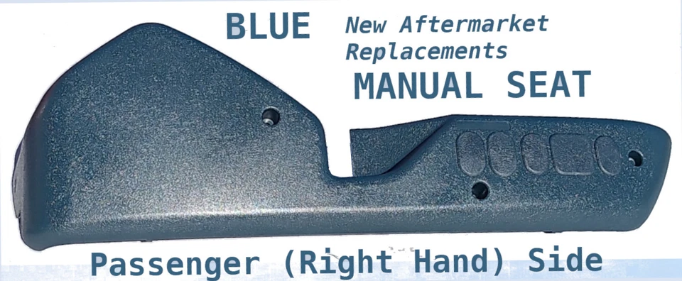 Ford Taurus 1988-1995 panel de ajuste de asiento manual para pasajero derecho - azul **nuevo** Foto 1 de 1