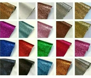 Fogli A4 Tessuto Glitter Grosso Colori Misti Confezioni Artigianato Fiochi Confezioni Artigianato - Foto 1 di 18
