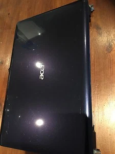 Genuine used OEM Acer Aspire 7736 LCD 17.3" lid full top cover with bazel,camera - Picture 1 of 5