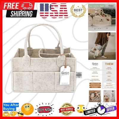 Parker Baby Diaper Caddy - Nursery Storage Bin and Car Organizer for Diapers ... - Image 1 of 4