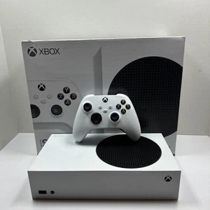 Microsoft Xbox Series S 512GB Console Bianca con scatola e controller SPEDIZIONE GRATUITA - Foto 1 di 8