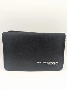Nintendo 3DS DSi Lite Wallet Fold Carrying Case Black - Used & Cleaned - Picture 1 of 8