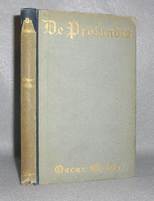 Антикварная книга Оскара Уайльда De Profundis тюремное письмо 1st Am. Ed 3rd Printing 1905 - Изображение 1 из 4