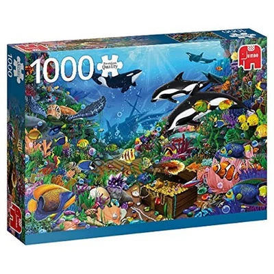 Jumbo 18814 Premium Collection-Jewels of The Deep 1000 Piece Jigsaw Puzzle - Immagine 1 di 4