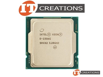 INTEL XEON 6 CORE PROCESSOR E-2356G 3.20GHZ / 5.00GHZ FCLGA1200 80W CPU SRKN2 - Image 1 of 2