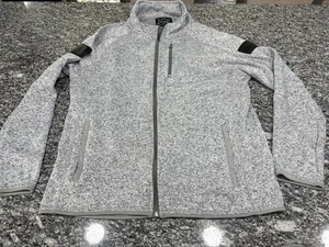 Grunt Style Pullover Jacke Full Zip Fleece grau Herren XL gepflegt!! - Bild 1 von 11