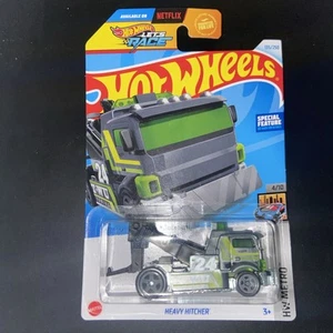 Hot Wheels HEAVY HITCHER HW Metro GREY Tow Truck Let's Race 135/250 2021 New Box - Picture 1 of 1