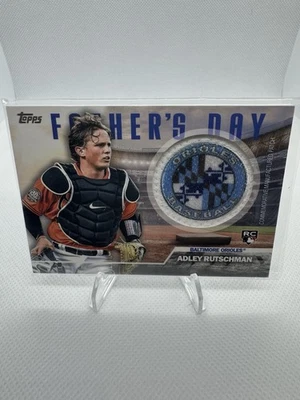 2023 Topps Father's Day Commemorative Team Patches Adley Rutschman RC- Orioles - Image 1 of 2