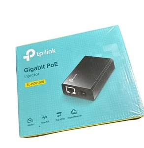 TP-Link Gigabit Power Over Ethernet PoE Injector Adapter TL-PoE150S Networking - Afbeelding 1 van 3
