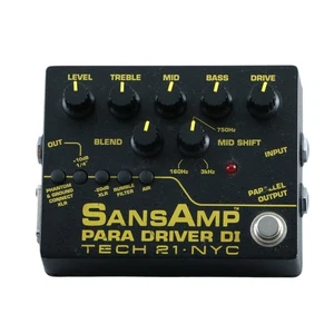 Tech 21 SansAmp Para Driver DI Guitar Effects Pedal P-28944 - Picture 1 of 2