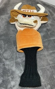 Texas Longhorns Golf Club Driver Headcover Bevo Mascot Oversize Horns - Picture 1 of 9