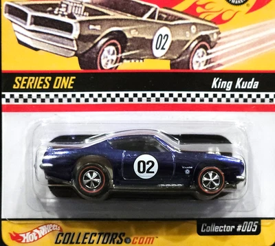 Hot Wheels King Kuda RLC Neo-Classics Red Line Club Car HWC 08908/10000 azul Foto 1 de 4