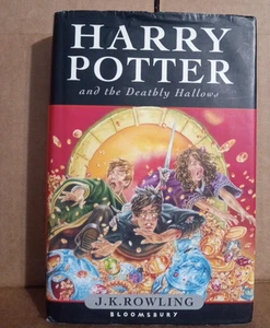 Harry Potter & The Deathly Hallows by J. K. Rowling- 2007 Bloomsbury 1st UK ED - Picture 1 of 7