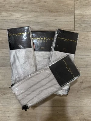 Пододеяльник Donna Karan Luna King + 2King, 1Euro Shams платиновое серебро. Новый! - Изображение 1 из 4