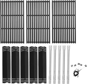 for Nexgrill Evolution Infrared Plus 5-Burner 720-0882A GRATES, HEAT SHIELDS KIT - Picture 1 of 7