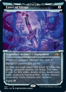 MTG EATER OF VIRTUE 401 FOIL EXC - DIVORATRICE DI VIRTÙ - NEO X EN - MAGIC - Picture 1 of 1