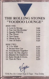 the rolling stones voodoo lounge  cassette limited edition  - Picture 1 of 2