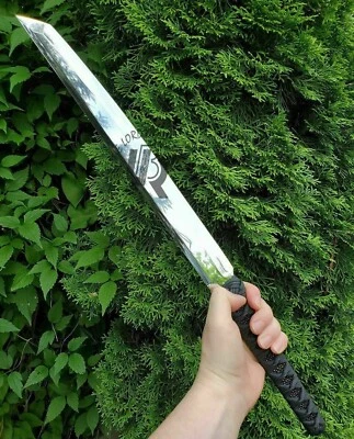 UBR PERSONALIZADO HECHO A MANO D2 HERRAMIENTA ACERO ESPEJO PULIDO SAMURAI WAKIZASHI ESPADA  Foto 1 de 2