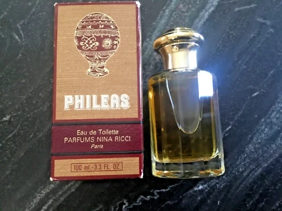 Rare Nina Ricci Phileas Eau de Toilette Perfume 100ml Bottle Vintage New. - Image 1 of 3
