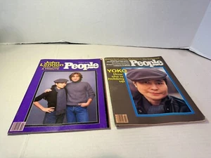 People Weekly John Lennon 1940-1980 Death Tribute & Yoko Ono Magazine - 2 Pack - Picture 1 of 3