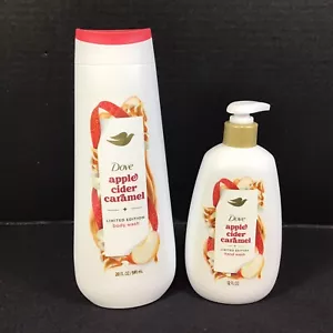 Dove Holiday Treats APPLE CIDER CARAMEL Body Wash &Hand Wash - Picture 1 of 2